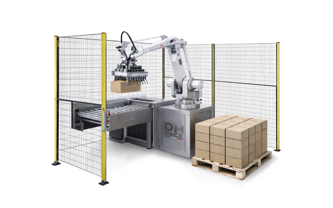 Robotic palletising island